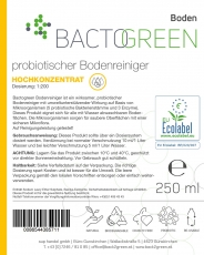 Set-Aktion BACTOGREEN Oberflächen-, Boden- und Sanitärreiniger in der 250 ml Glasflasche