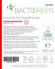 Set-Aktion BACTOGREEN Oberflächen-, Boden- und Sanitärreiniger in der 250 ml Glasflasche