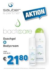 AKTION bactocare Bodycream + bactocare Duschgel