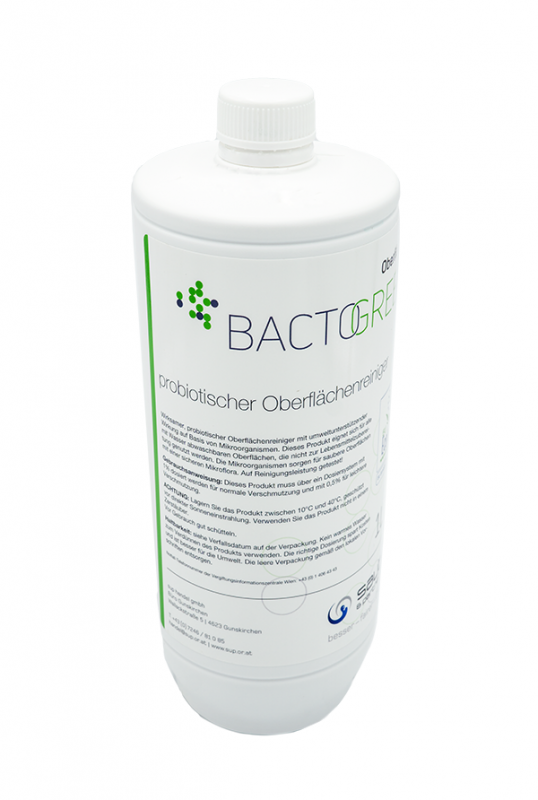 BACTOGREEN probiotischer Oberflächenreiniger 1L Hochkonzentriert