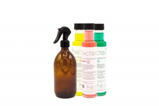 Set-Aktion BACTOGREEN Oberflächen-, Boden- und Sanitärreiniger 250 ml Glasflasche + Braunglasflasche Set-Aktion BACTOGREEN Oberflächen-, Boden- und Sanitärreiniger 250 ml Glasflasche + Braunglasflasche